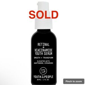 Youth To The People Retinal + Niacinamide Serum - Black